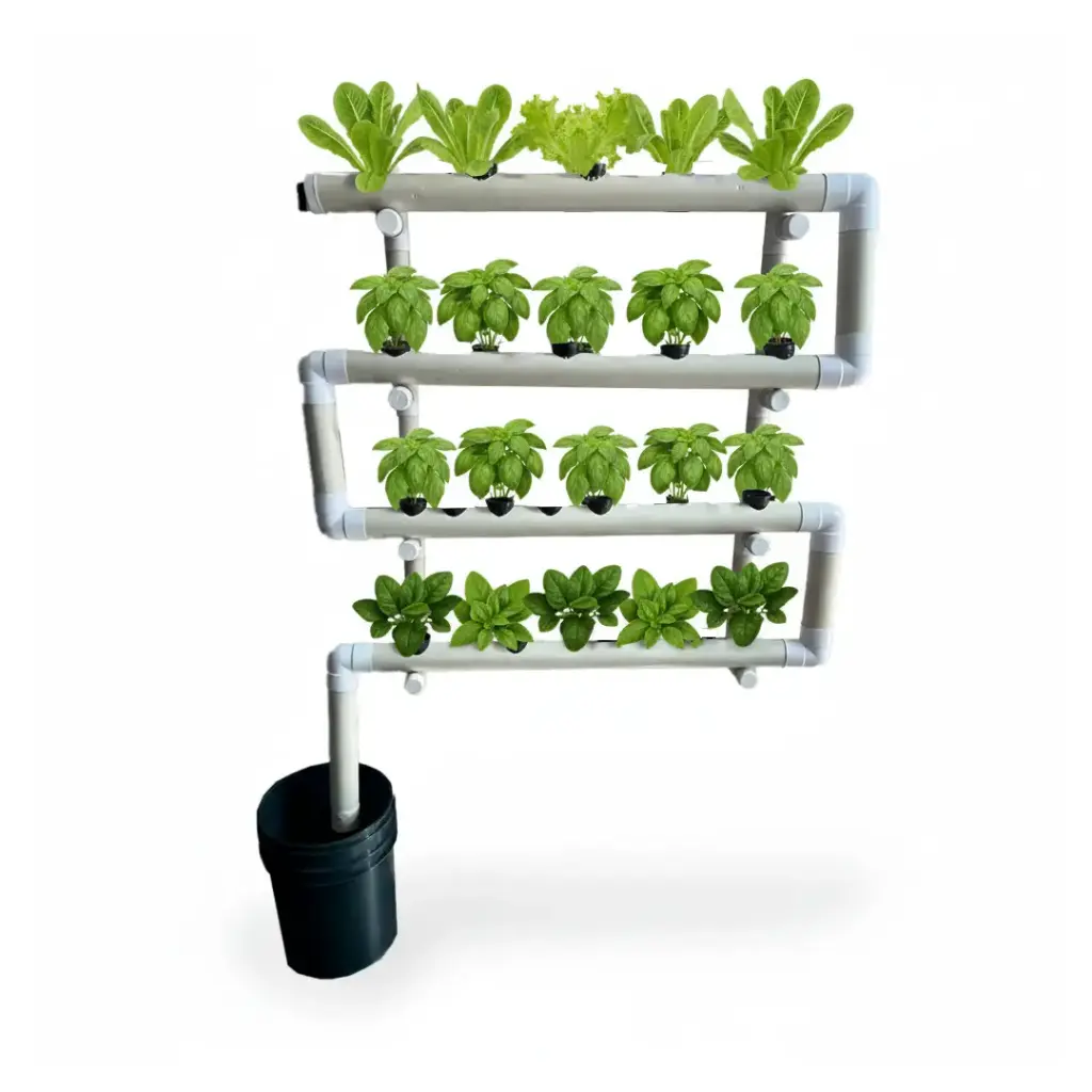 Sistema Hidropônico Parede 28 plantas com Suprimentos