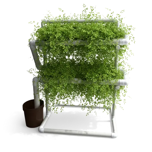 Sistema Hidropônico Vertical 28 plantas com Suprimentos